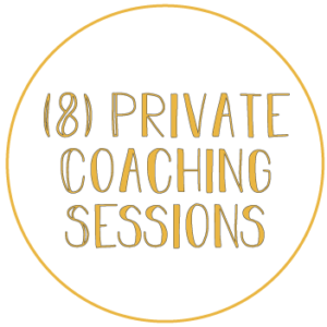 (8) 1:1 Private Business Coaching Sessions